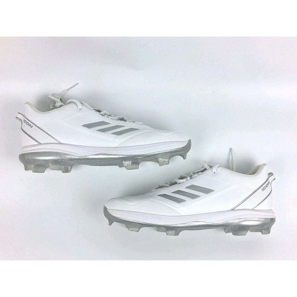 ADIDAS Men's Size 14 Performance Icon 7 TPU White Baseball Cleats SPG 753001